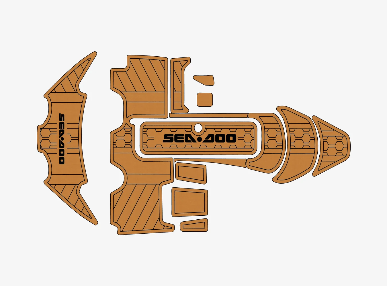 2007-2012 Sea Doo 150 Speedster1/4" 6mm 1/4" 6mm Eva Faux Teak Deck Surfing Boat Motorcycle crapet Non-Slip mat Marine Floor
2007-2012 Sea Doo 150 Speedster1/4" 6mm 1/4" 6mm Eva Faux Teak Deck Surfing Boat Motorcycle crapet Non-Slip mat Marine Floor