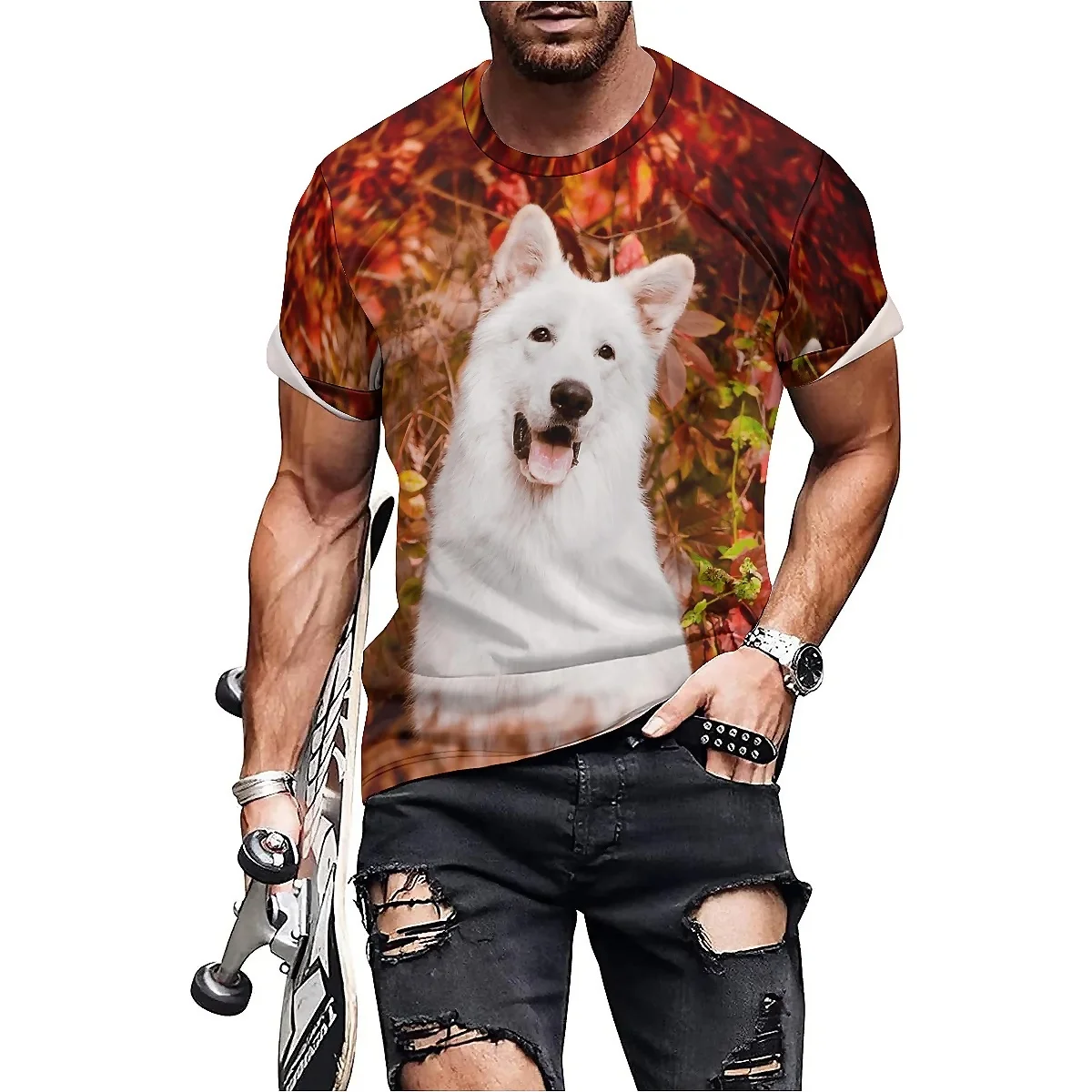 Men's 3D Printed Short Sleeve T-Shirt - Summer Beach American Aesthetics, Shirt Style
Men's 3D Printed Short Sleeve T-Shirt - Summer Beach American Aesthetics, Shirt Style