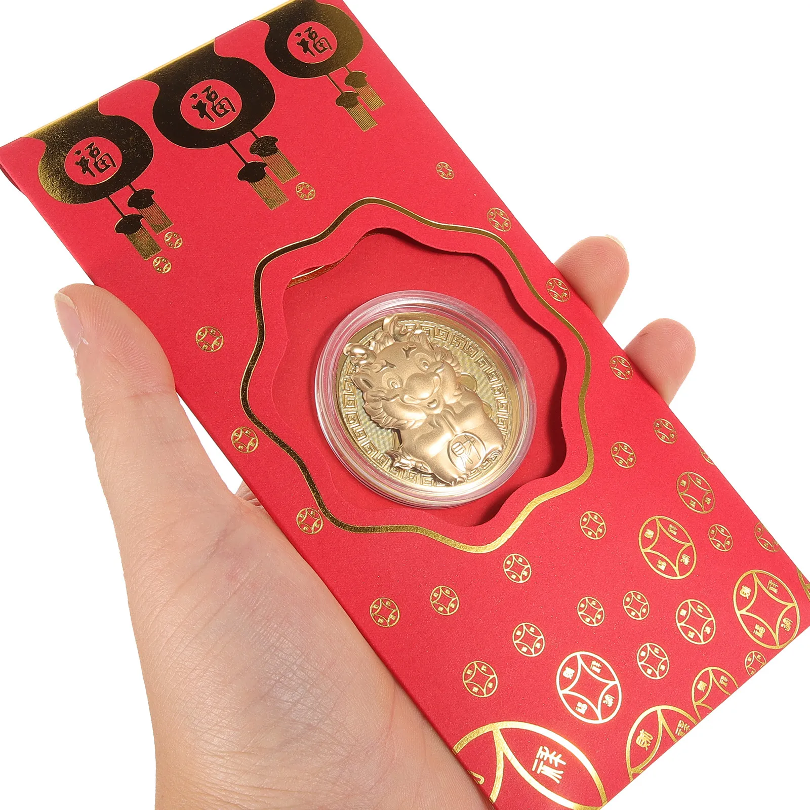 10Pcs 2024 Dragon Year Red Envelopes Chinese New Year Money Pouches Embossed Traditional Pattern Paper Red Packets Festival Gift
10Pcs 2024 Dragon Year Red Envelopes Chinese New Year Money Pouches Embossed Traditional Pattern Paper Red Packets Festival Gift