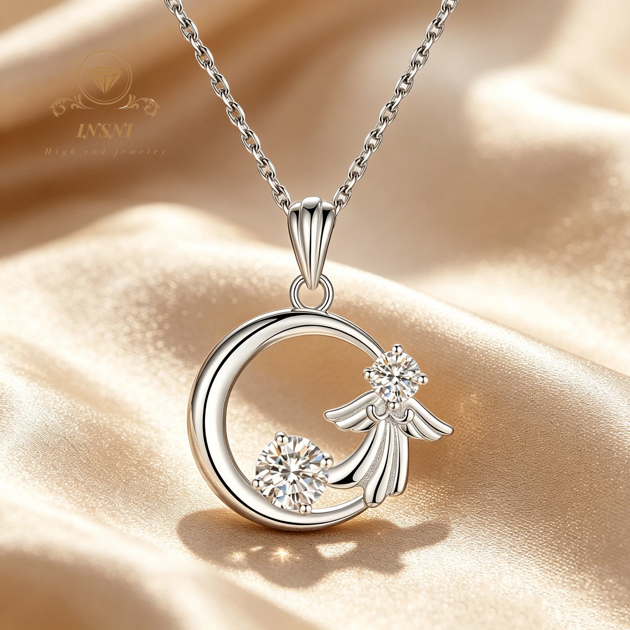 S925 Sterling Silver Angel Guardian Necklace Female Niche Pendant Collarbone Chain for Girlfriend Gift Affordable Light Luxury
S925 Sterling Silver Angel Guardian Necklace Female Niche Pendant Collarbone Chain for Girlfriend Gift Affordable Light Luxury