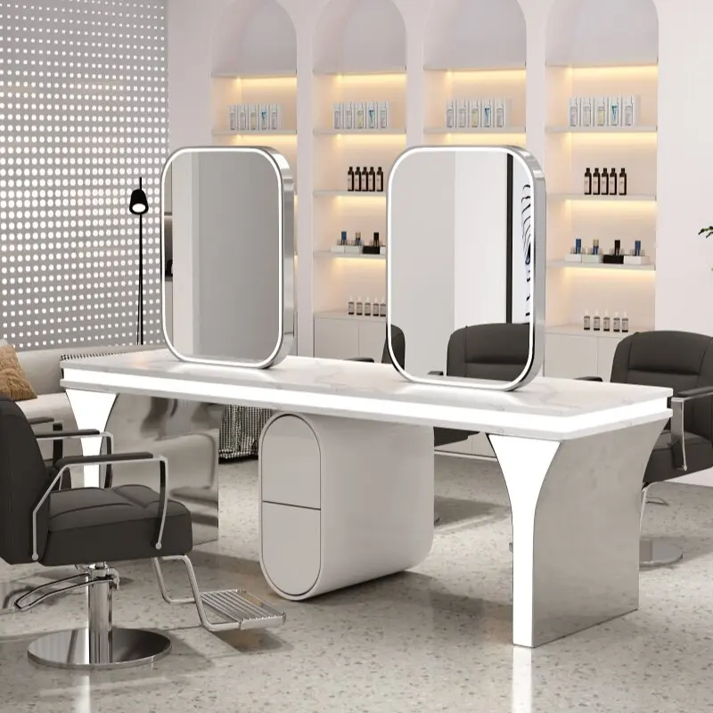 Barber Shop Mirror Hot Dyeing Table Hair Salon Hair Cutting Six Person Cabinet Integrated Double-sided
Barber Shop Mirror Hot Dyeing Table Hair Salon Hair Cutting Six Person Cabinet Integrated Double-sided