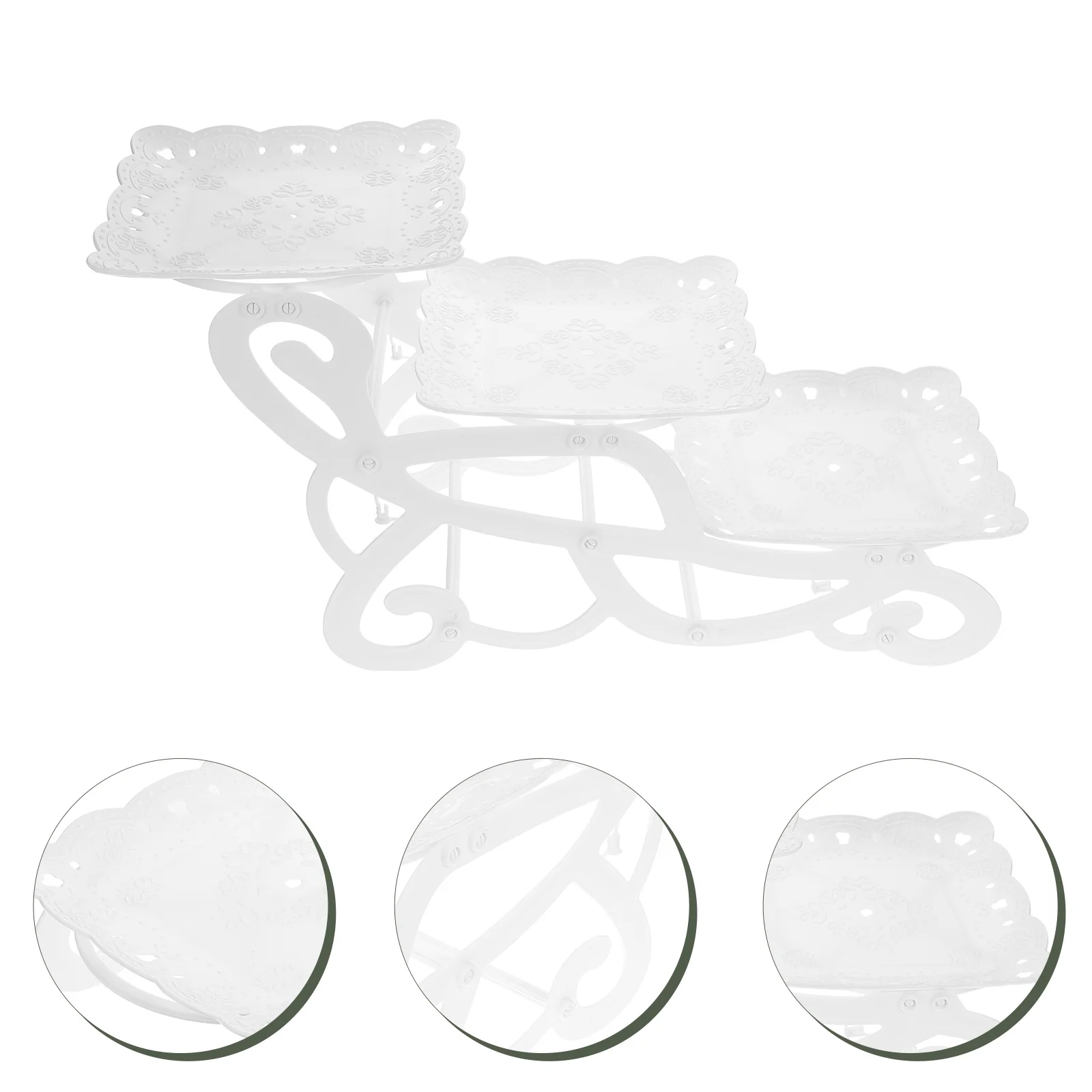 1 set 1 Set Of 3-Tier Cake Display Stand Dessert Fruit Serving Tabletop Decor Birthday Party Accessory Home Decoration Versatile
1 set 1 Set Of 3-Tier Cake Display Stand Dessert Fruit Serving Tabletop Decor Birthday Party Accessory Home Decoration Versatile