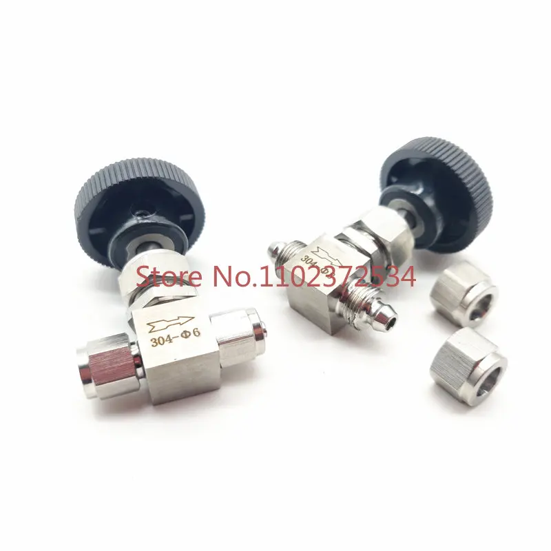 Customized 304 stainless steel fast-screwing pu tetrafluoro hose flow regulating valve straight-through needle valve 6 8
Customized 304 stainless steel fast-screwing pu tetrafluoro hose flow regulating valve straight-through needle valve 6 8
