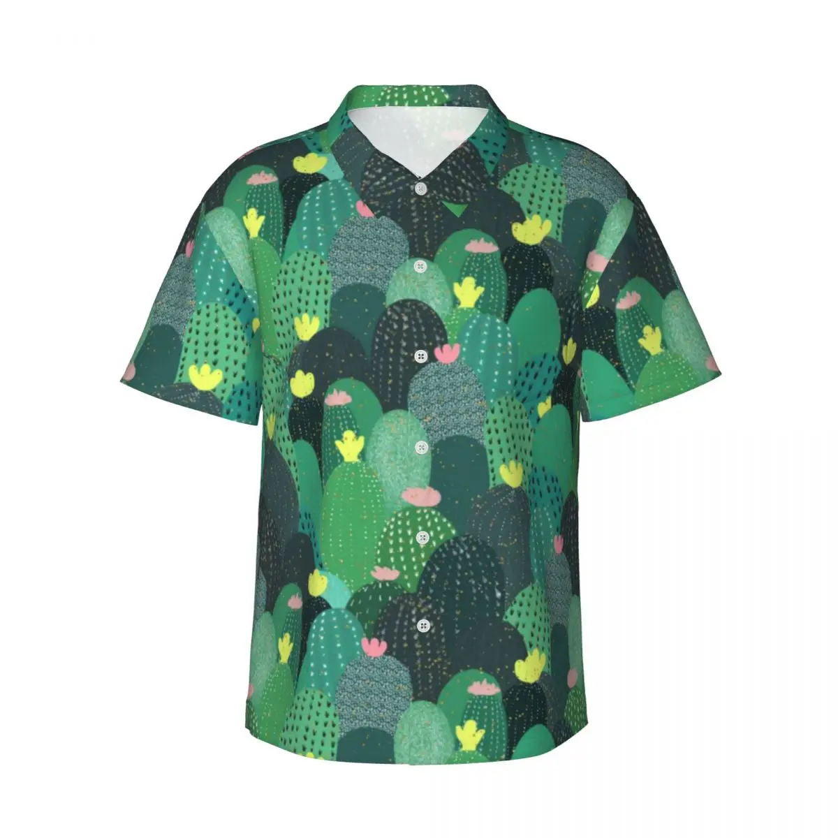 Tropical Print Vacation Shirt Green Teal Cactus Hawaiian Casual Shirts Man Retro Blouses Short Sleeve Street Style DIY Clothing
Tropical Print Vacation Shirt Green Teal Cactus Hawaiian Casual Shirts Man Retro Blouses Short Sleeve Street Style DIY Clothing