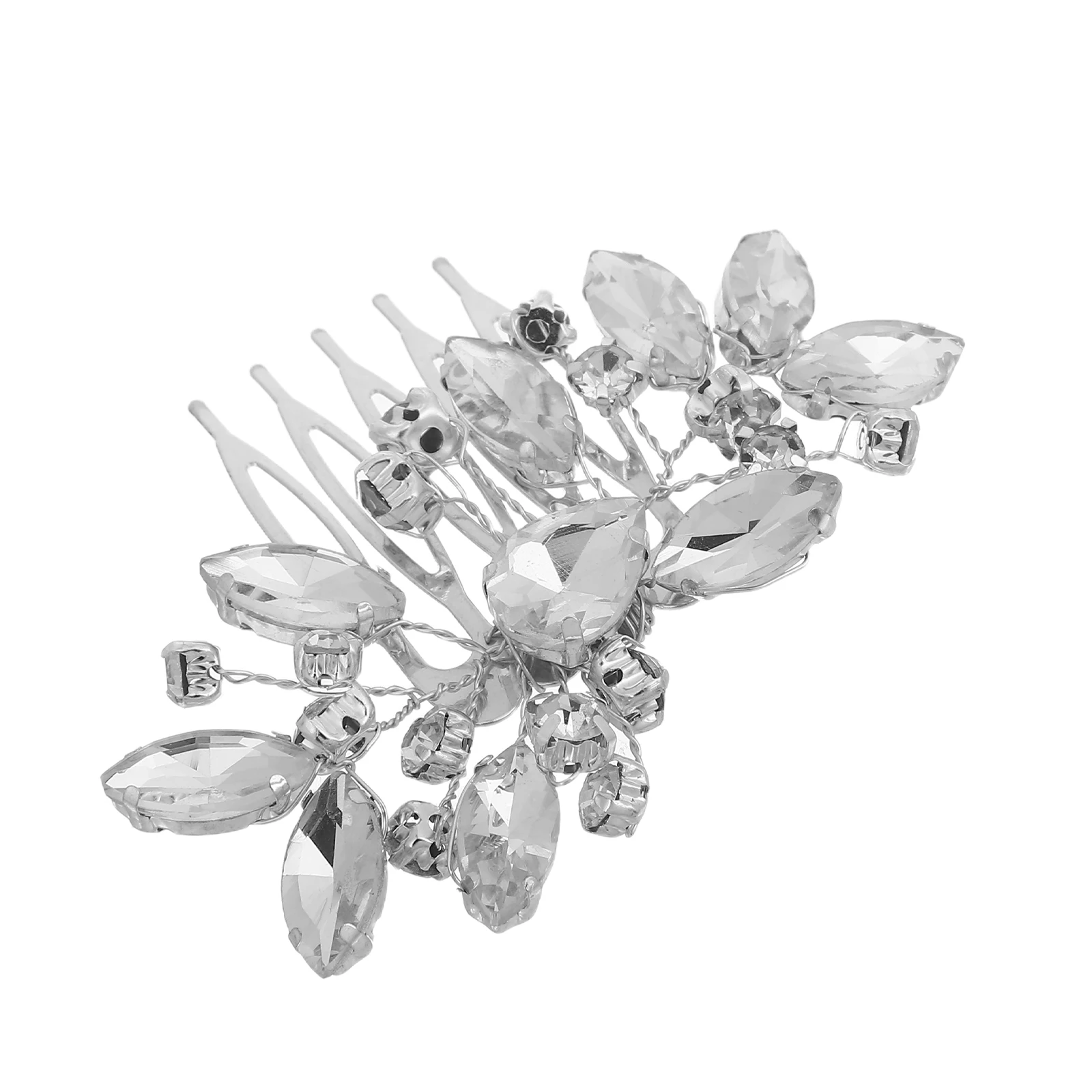 2Pcs Handmade Bridal Hair Comb Silver Rhinestone Wedding Headpiece Decorative Side Combs Wedding Hair Accessories for Brides
2Pcs Handmade Bridal Hair Comb Silver Rhinestone Wedding Headpiece Decorative Side Combs Wedding Hair Accessories for Brides