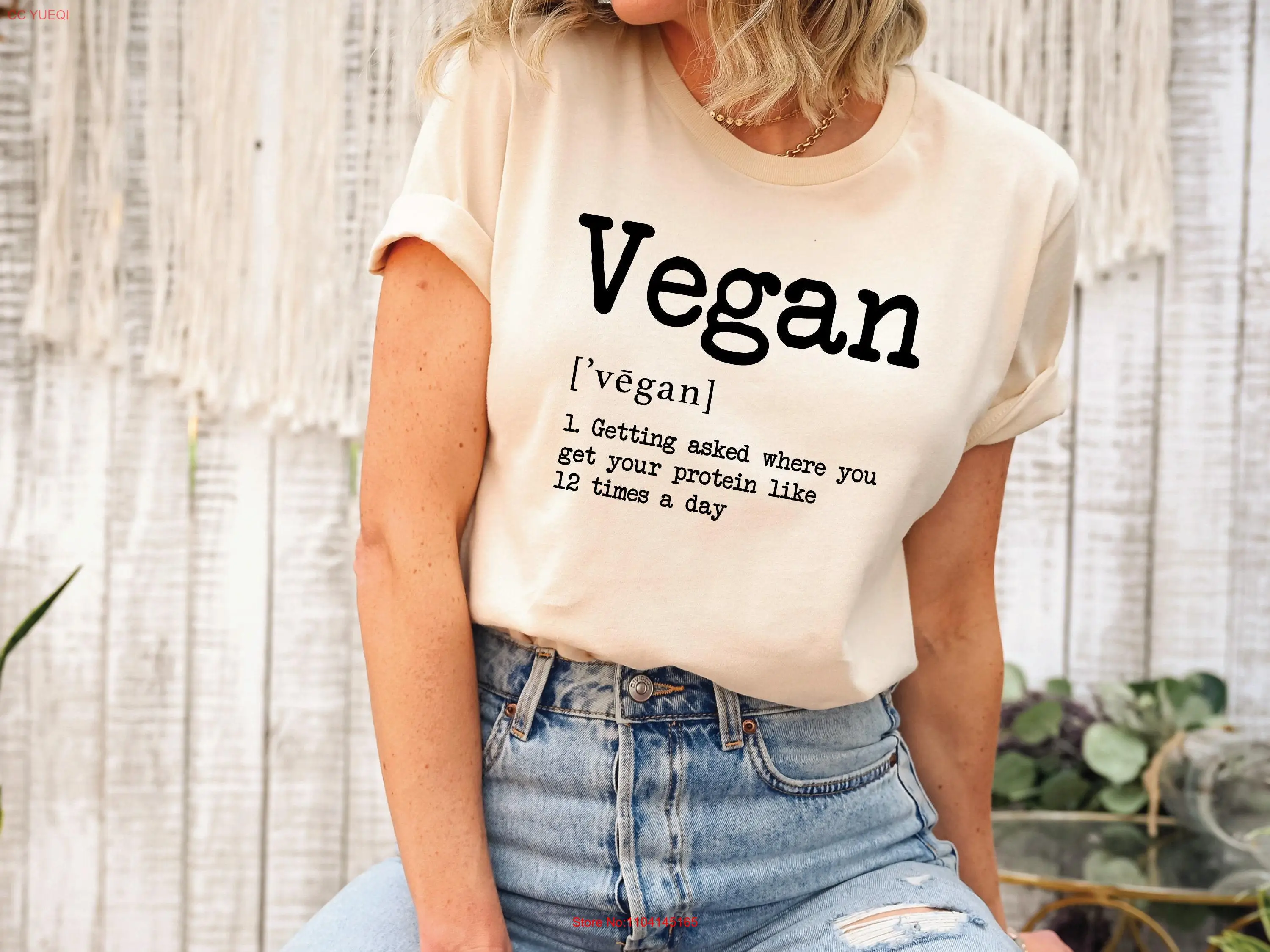 Vegan Definition T Shirt Vegetarian For SweaT Herbivore Plant Based long or short sleeves
Vegan Definition T Shirt Vegetarian For SweaT Herbivore Plant Based long or short sleeves
