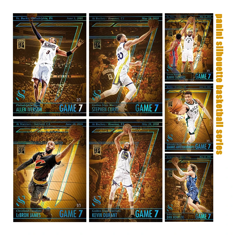 Коллекционные карточки Panini Silhouette Basketball Series: Ален Айверсон, Дирк Новицки, Кави Леонард. Набор для самостоятельной сборки. Игрушки-подарки.
Коллекционные карточки Panini Silhouette Basketball Series: Ален Айверсон, Дирк Новицки, Кави Леонард. Набор для самостоятельной сборки. Игрушки-подарки.