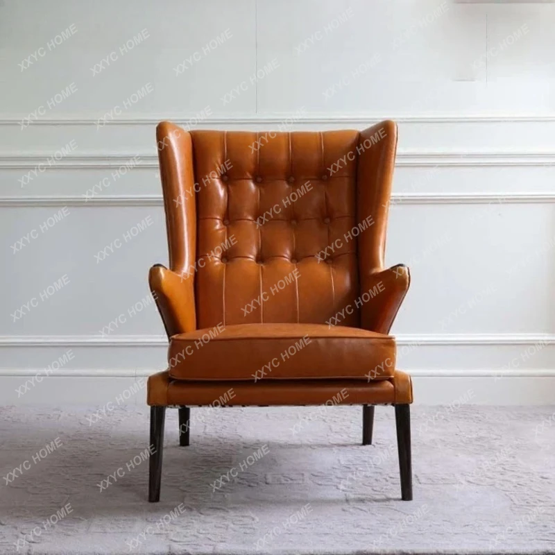simple buckle cloth leather art retro restaurant hotel small apartment solid wood single sofa
simple buckle cloth leather art retro restaurant hotel small apartment solid wood single sofa