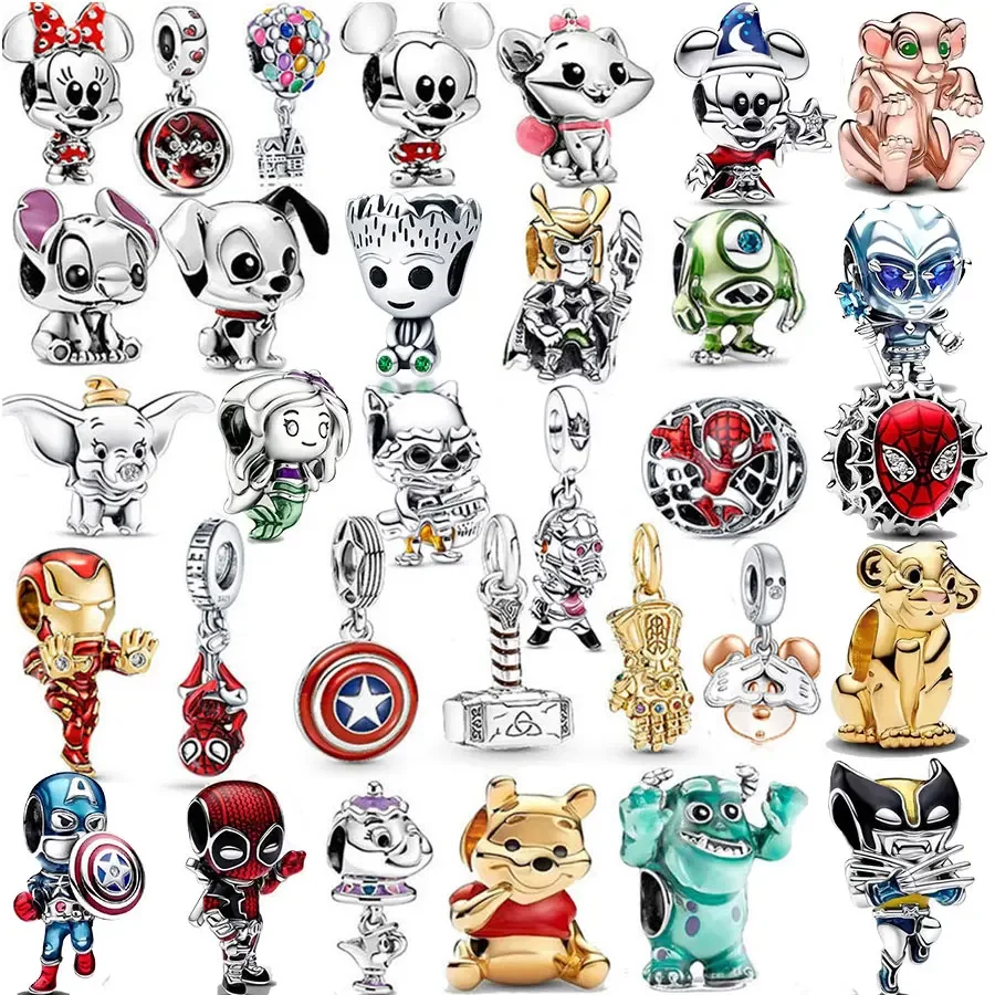 Hot Selling S925 Sterling Silver Mickey, Minnie, Stitch Charm Beads Suitable for Ladies Bracelet DIY Jewelry Making
Hot Selling S925 Sterling Silver Mickey, Minnie, Stitch Charm Beads Suitable for Ladies Bracelet DIY Jewelry Making