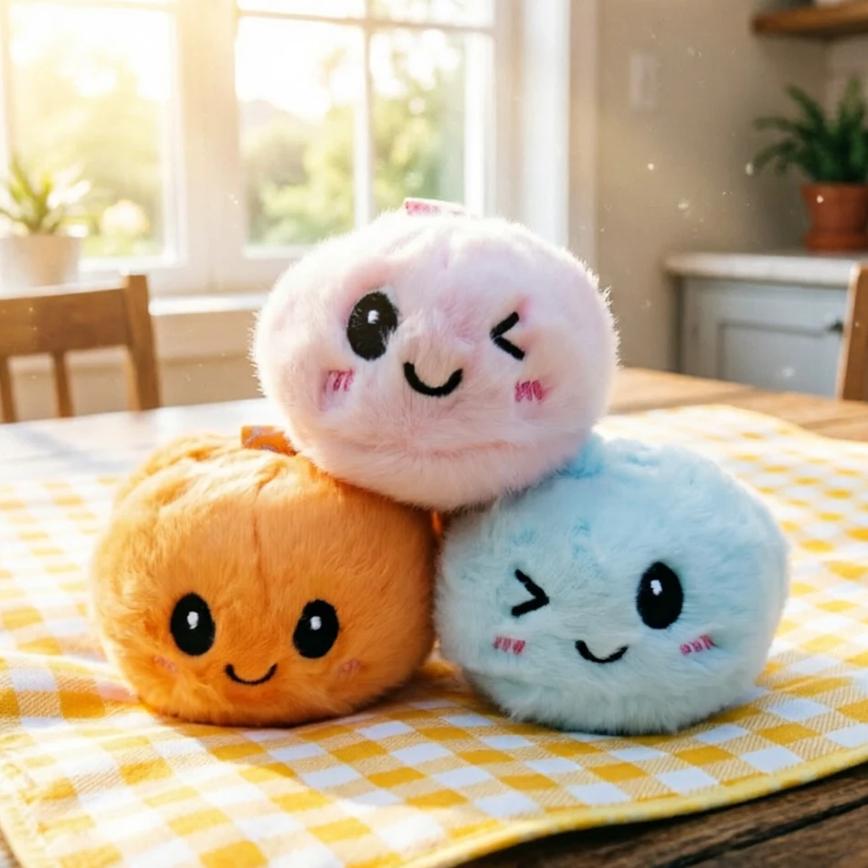 Mystery Box dumpling Cute Stuffed Bun Plush Pendant Colorful Smiling Face Food Plushie keychain Fashion Decoration for Bag Gift
Mystery Box dumpling Cute Stuffed Bun Plush Pendant Colorful Smiling Face Food Plushie keychain Fashion Decoration for Bag Gift