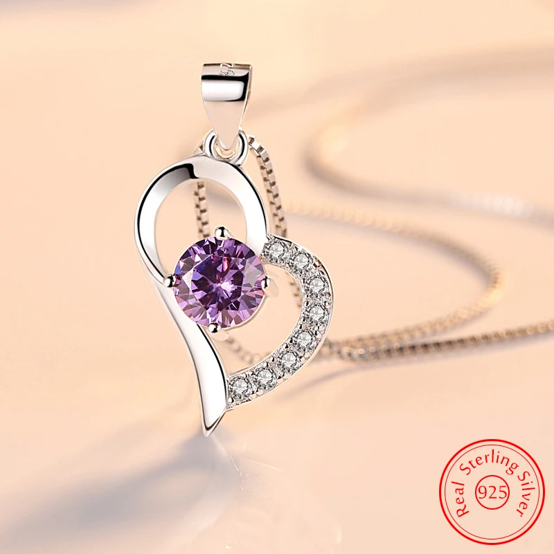 Solid 925 Sterling Silver New Original Jewelry Fashion Crystal Zircon Heart Pendant Necklace For Women FQL23273PL
Solid 925 Sterling Silver New Original Jewelry Fashion Crystal Zircon Heart Pendant Necklace For Women FQL23273PL