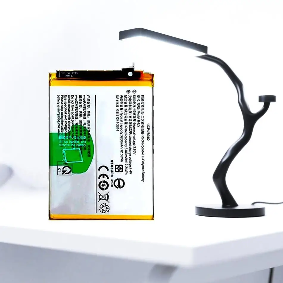 Environmentally Friendly Mobile Phone Battery Durable B-E5 3260Mah For Vivo Y81 Y83 1802 1808 Y81S Y83A Y1732T V1732A
Environmentally Friendly Mobile Phone Battery Durable B-E5 3260Mah For Vivo Y81 Y83 1802 1808 Y81S Y83A Y1732T V1732A