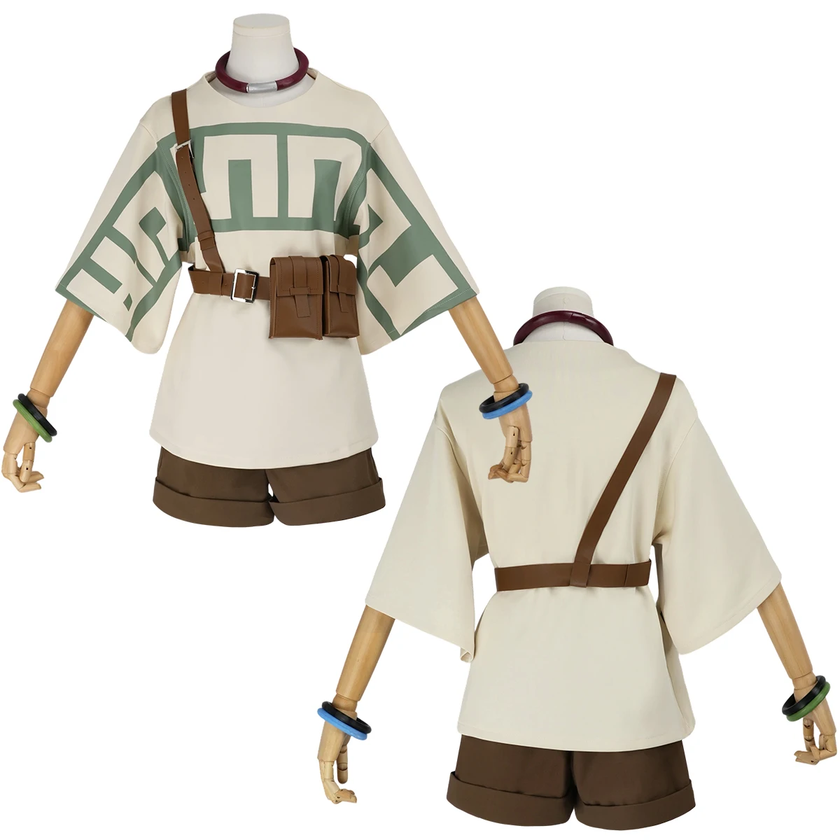 HOLOUN Gachiakuta Anime Remlin Cosplay Costume Convention Halloween Christmas T-shirt Shorts Leg Covers Choker Waist Bag
HOLOUN Gachiakuta Anime Remlin Cosplay Costume Convention Halloween Christmas T-shirt Shorts Leg Covers Choker Waist Bag