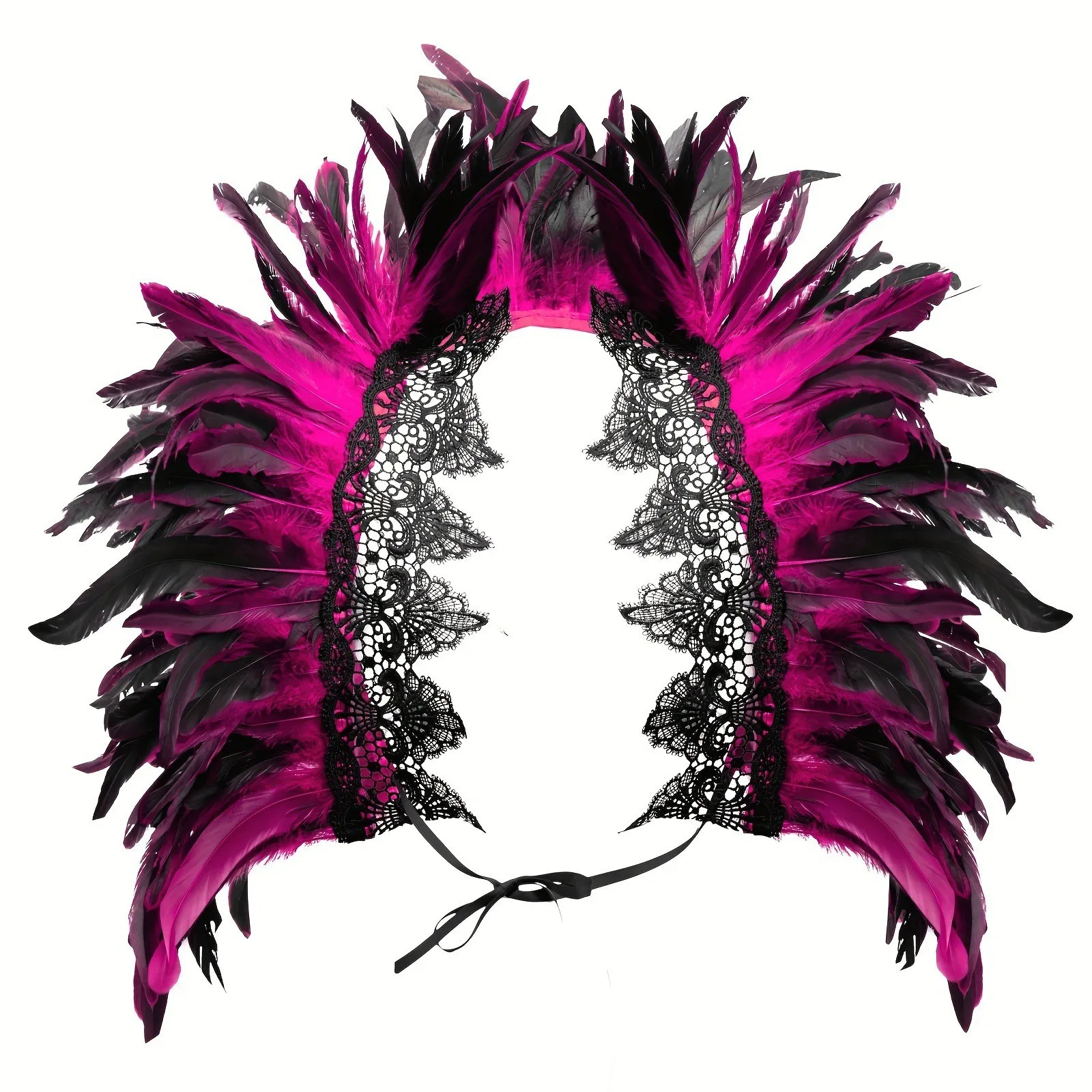 Gothic Style Feather Lace Shoulder Shawl Accessory Fake Collar Makeup Party Costume Stage Show Performance Dancing Dress
Gothic Style Feather Lace Shoulder Shawl Accessory Fake Collar Makeup Party Costume Stage Show Performance Dancing Dress