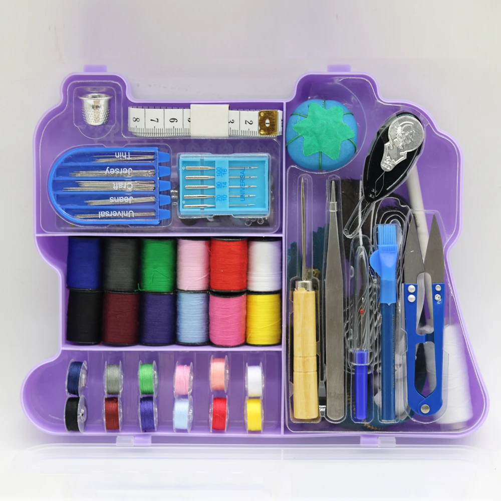 288Pcs Sewing set in Sewing Machine shaped box Bobbins Sewing Thread Kits Polyester Thread Spools Bobbin Thread with Case
288Pcs Sewing set in Sewing Machine shaped box Bobbins Sewing Thread Kits Polyester Thread Spools Bobbin Thread with Case