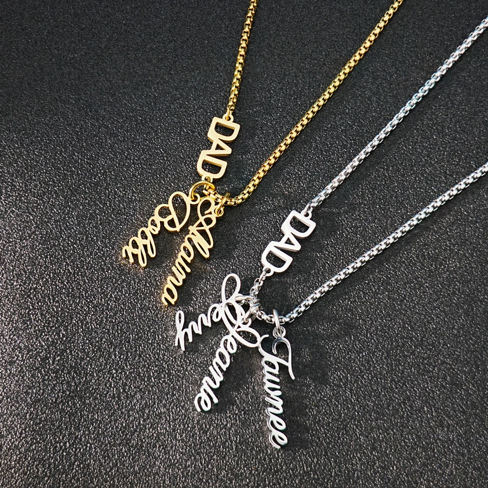 Custom Names Necklace For Men Personalized Dad Family Names Chain Personalized Names Stainless Steel Choker Gift For Him Father
Custom Names Necklace For Men Personalized Dad Family Names Chain Personalized Names Stainless Steel Choker Gift For Him Father