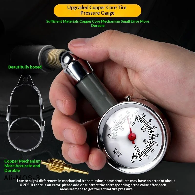 Манометр для автомобильных шин из нержавеющей стали, высокоточный измеритель давления для накачивания, инструмент для ремонта механических шин
Манометр для автомобильных шин из нержавеющей стали, высокоточный измеритель давления для накачивания, инструмент для ремонта механических шин