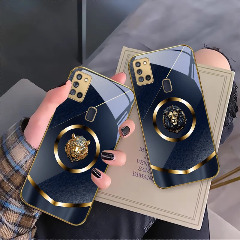 Luxurious tiger head For Samsung A 70 71 72 73 14 15 13 16 25 A26 31 32 33 34 35 50 51 52 53 54 55 56 Golden glass phone case
Luxurious tiger head For Samsung A 70 71 72 73 14 15 13 16 25 A26 31 32 33 34 35 50 51 52 53 54 55 56 Golden glass phone case