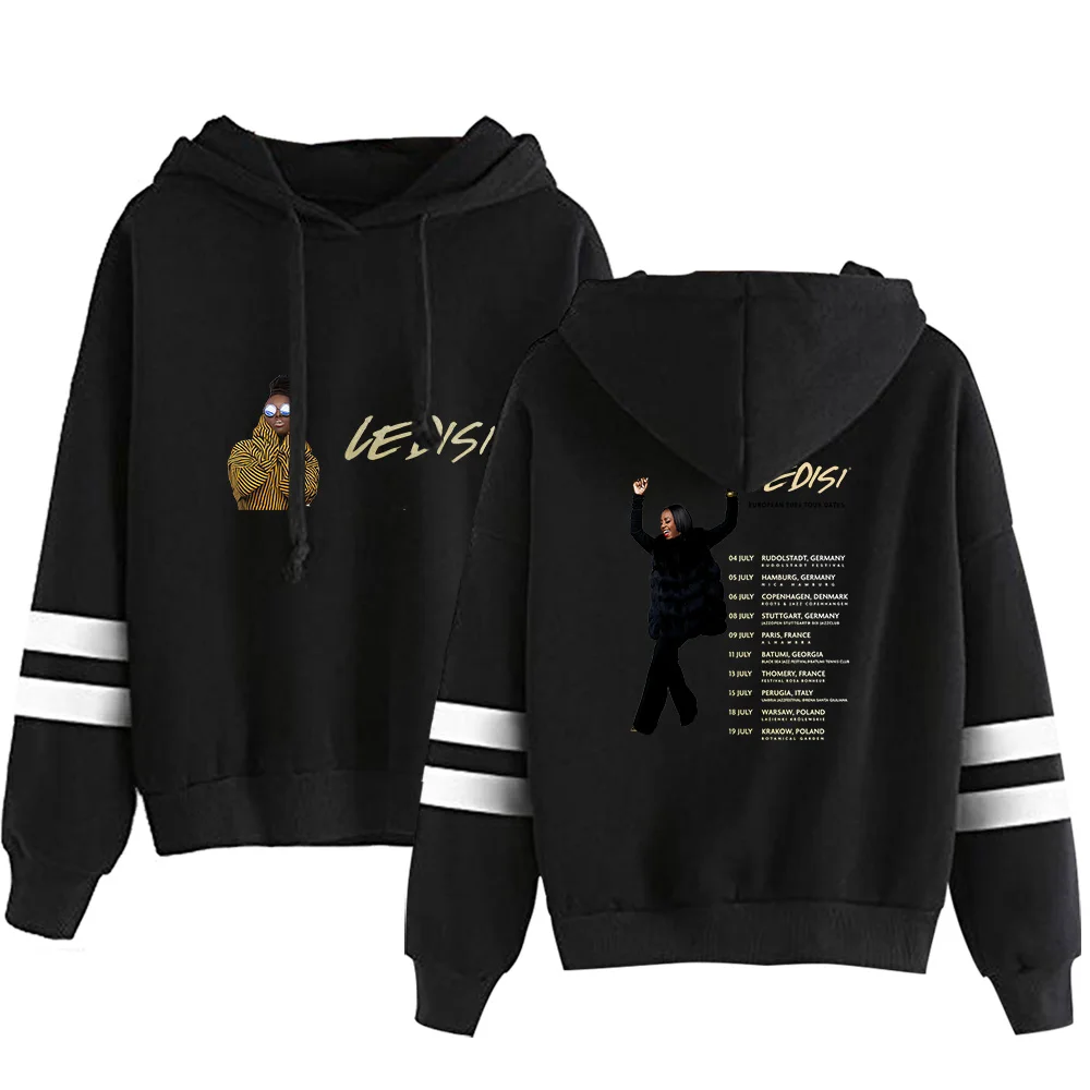 Ledisi Logo Pullovers Unisex 2025 Fashion Pocketless Parallel Bars Sleeve Streetwear
Ledisi Logo Pullovers Unisex 2025 Fashion Pocketless Parallel Bars Sleeve Streetwear