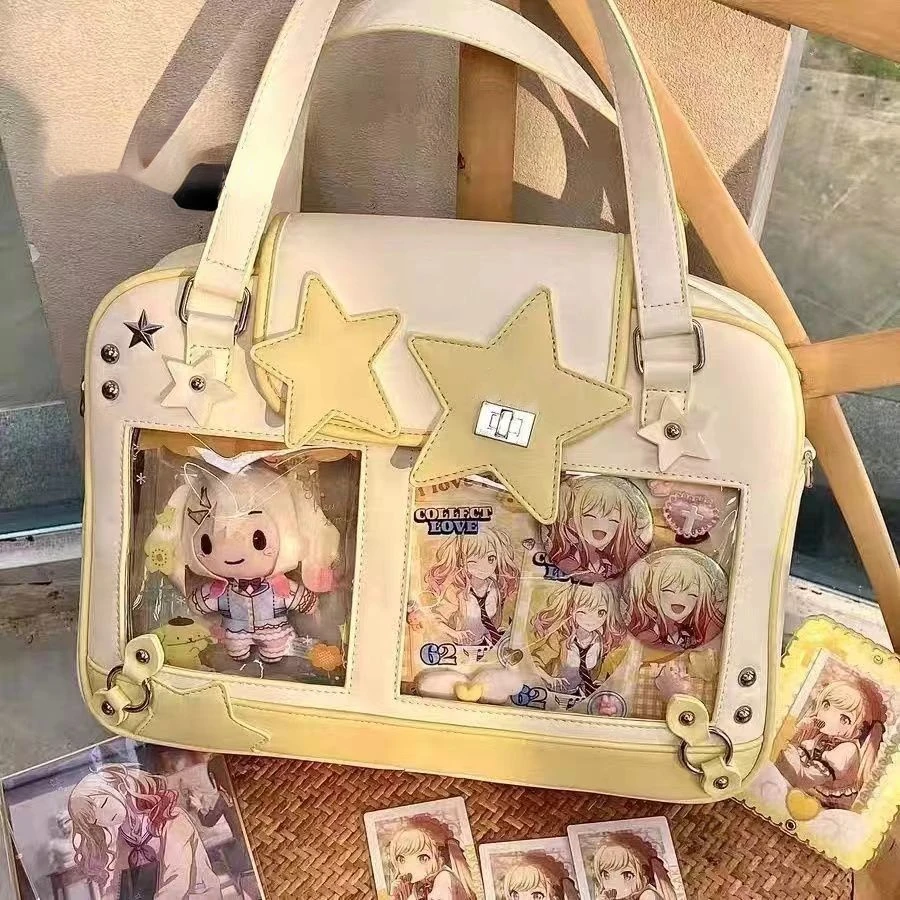 Girls Design Baby Valley Transparent Bags Dual-purpose Jk Display Handbag Diagonal All-match Pain Bag 20cm Ita Bag
Girls Design Baby Valley Transparent Bags Dual-purpose Jk Display Handbag Diagonal All-match Pain Bag 20cm Ita Bag