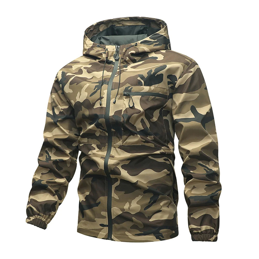 Новая мужская камуфляжная ветровка, уличная ветрозащитная водонепроницаемая куртка с капюшоном и несколькими карманами, альпинизм, спортивная повседневная верхняя одежда
Новая мужская камуфляжная ветровка, уличная ветрозащитная водонепроницаемая куртка с капюшоном и несколькими карманами, альпинизм, спортивная повседневная верхняя одежда