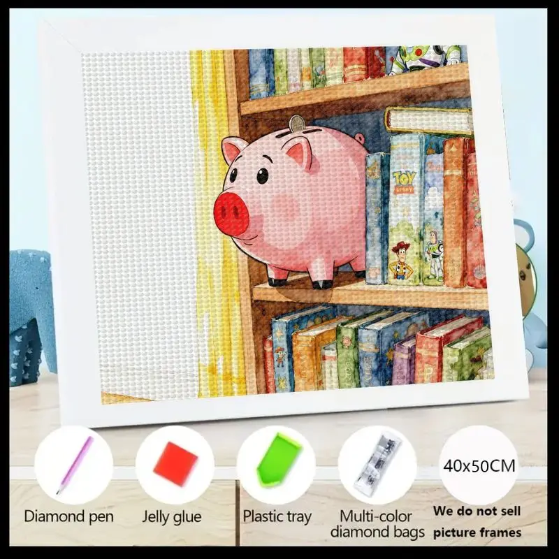 1 шт. 5D набор для алмазной живописи «сделай сам», полная дрель, набор для вышивки кристаллами и стразами, милая мультяшная розовая копилка и книжная полка
1 шт. 5D набор для алмазной живописи «сделай сам», полная дрель, набор для вышивки кристаллами и стразами, милая мультяшная розовая копилка и книжная полка