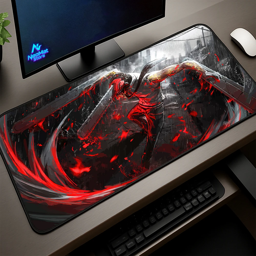 Chainsaw Man Red Black Mousepad 80x30cm Big Gaming Surface Keyboard Rug Table Mat Large Mouse Carpet Pc Laptop Computer Anime
Chainsaw Man Red Black Mousepad 80x30cm Big Gaming Surface Keyboard Rug Table Mat Large Mouse Carpet Pc Laptop Computer Anime