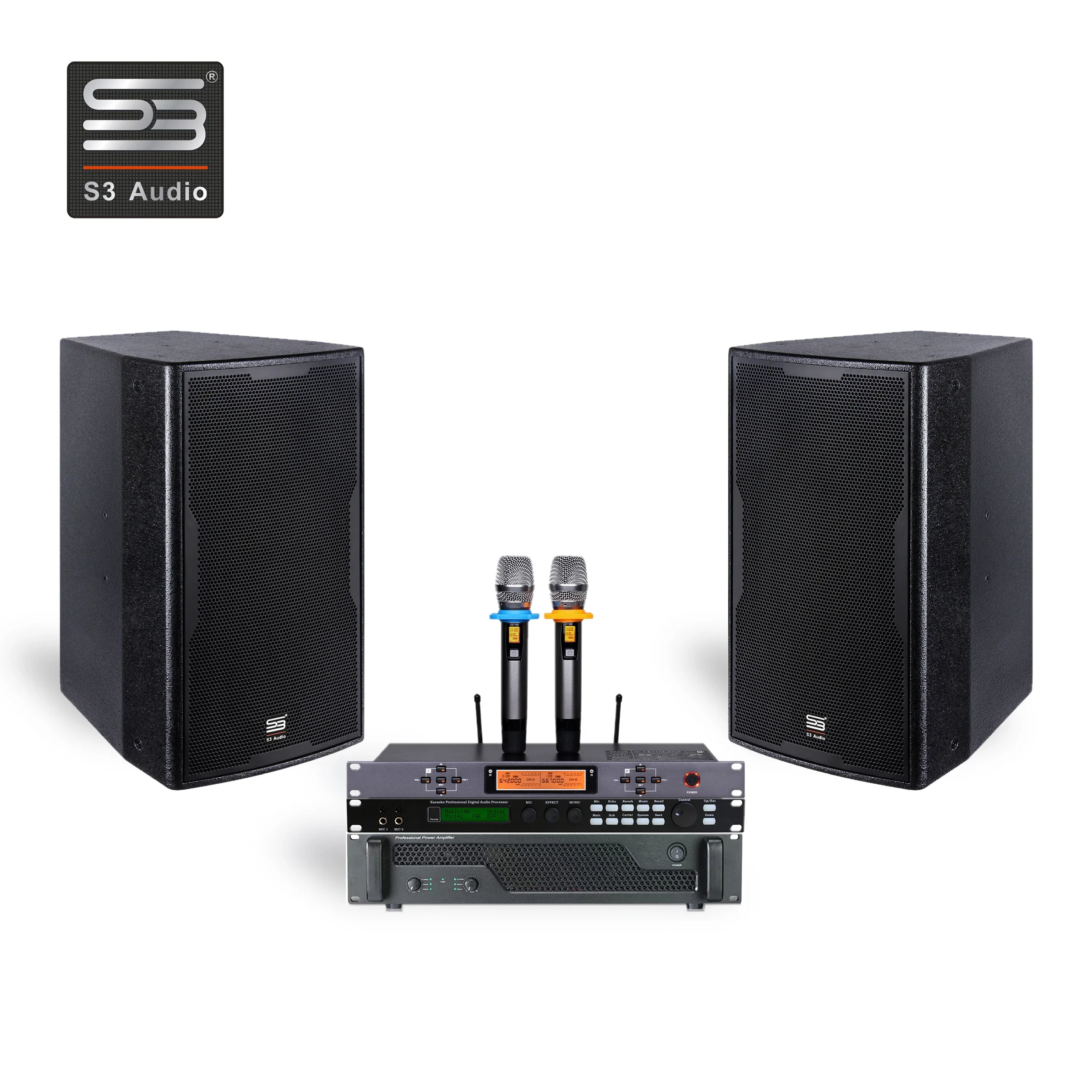 Conferences, lecture halls, singing performances, Set of CT-12 Professional speaker equipped with microphone effect amplifier
Conferences, lecture halls, singing performances, Set of CT-12 Professional speaker equipped with microphone effect amplifier