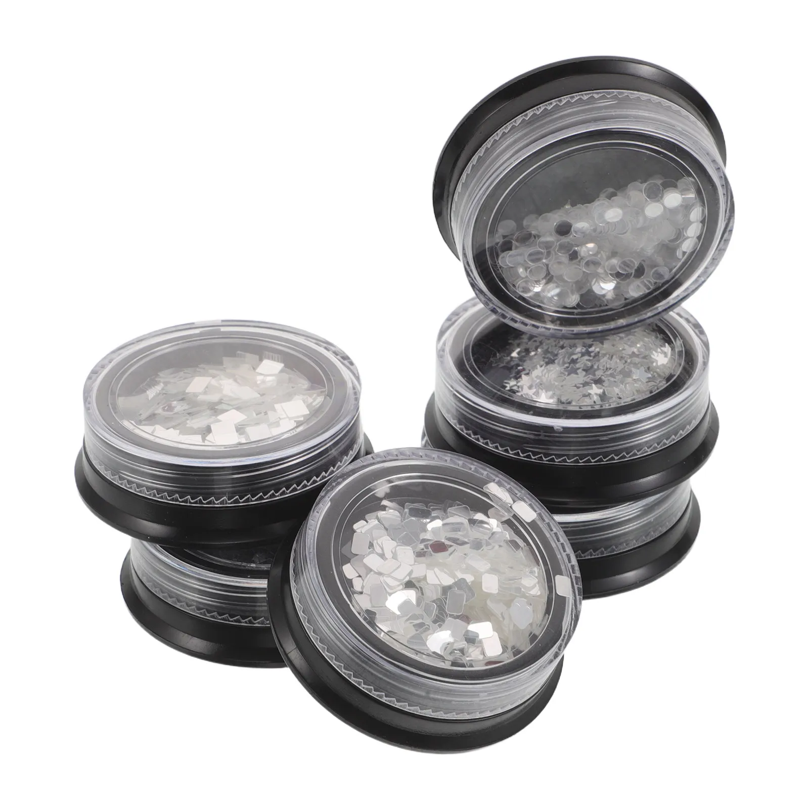 6Pcs Silver Glitter Nail Flakes Mirror Shine Nail Art Accessories DIY Manicure Sequins Decorations for Wedding Party
6Pcs Silver Glitter Nail Flakes Mirror Shine Nail Art Accessories DIY Manicure Sequins Decorations for Wedding Party