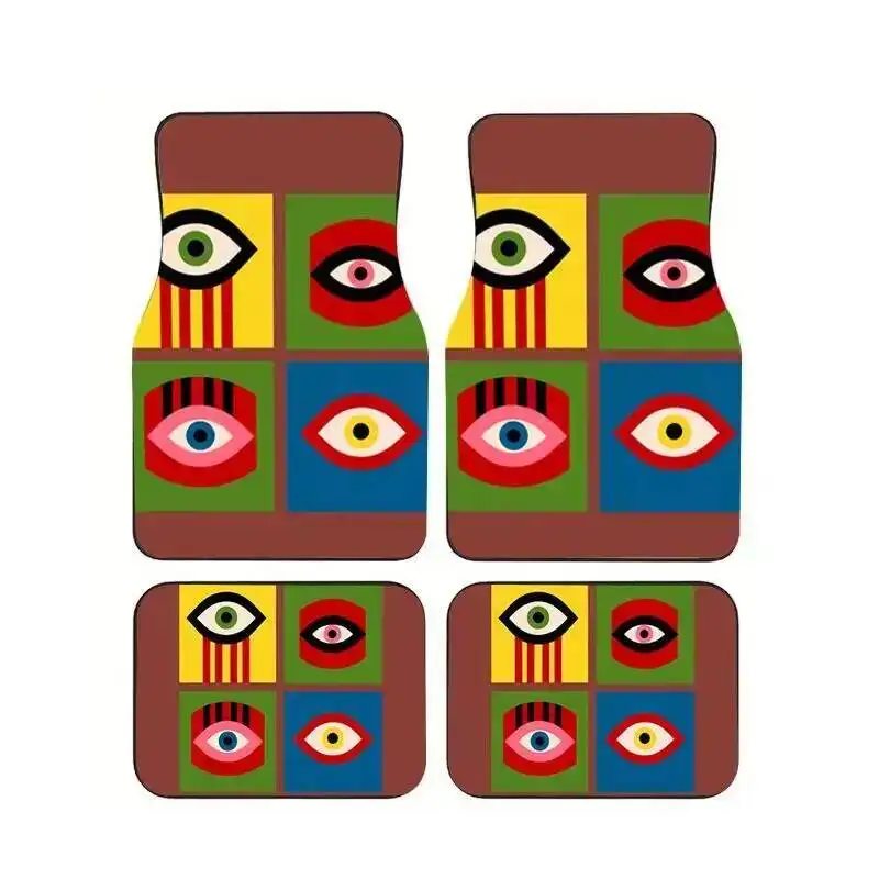 4Pcs Retro Evil Eye Print Car Floor Mats Non-Slip Waterproof Universal Foot Pads Car Interior Accessories Suit Sedan SUV Truck
4Pcs Retro Evil Eye Print Car Floor Mats Non-Slip Waterproof Universal Foot Pads Car Interior Accessories Suit Sedan SUV Truck