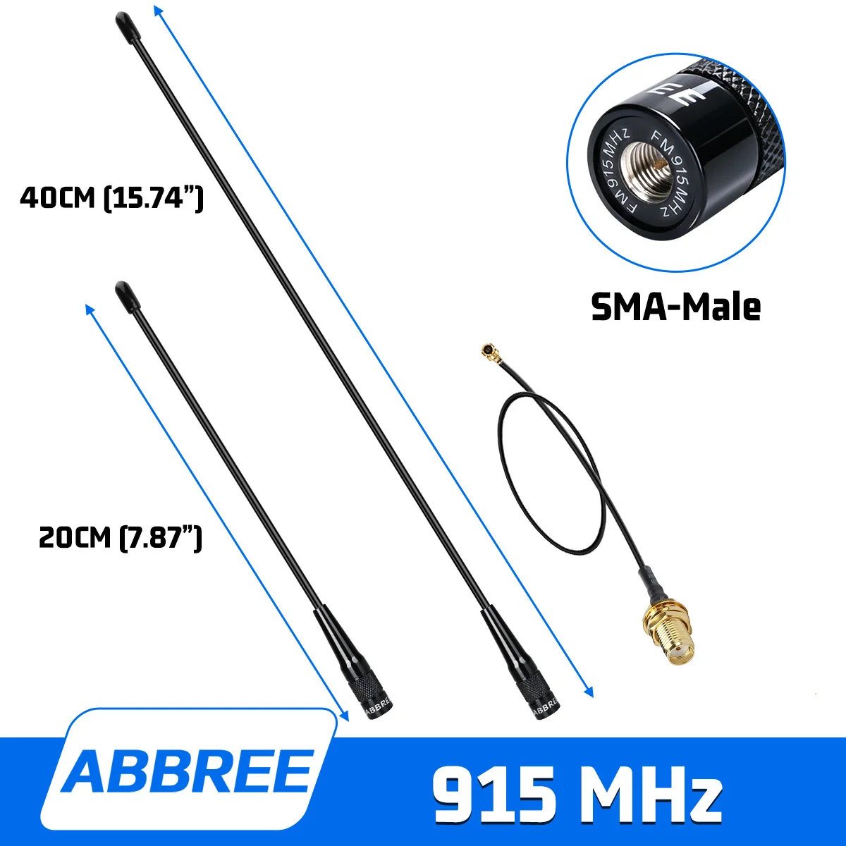 ABBREE AR-915 V1 V2 915MHz Long Range Signal Booster Antenna SMA Male for LoRa IoT Module Transceiver Communication Outdoor
ABBREE AR-915 V1 V2 915MHz Long Range Signal Booster Antenna SMA Male for LoRa IoT Module Transceiver Communication Outdoor