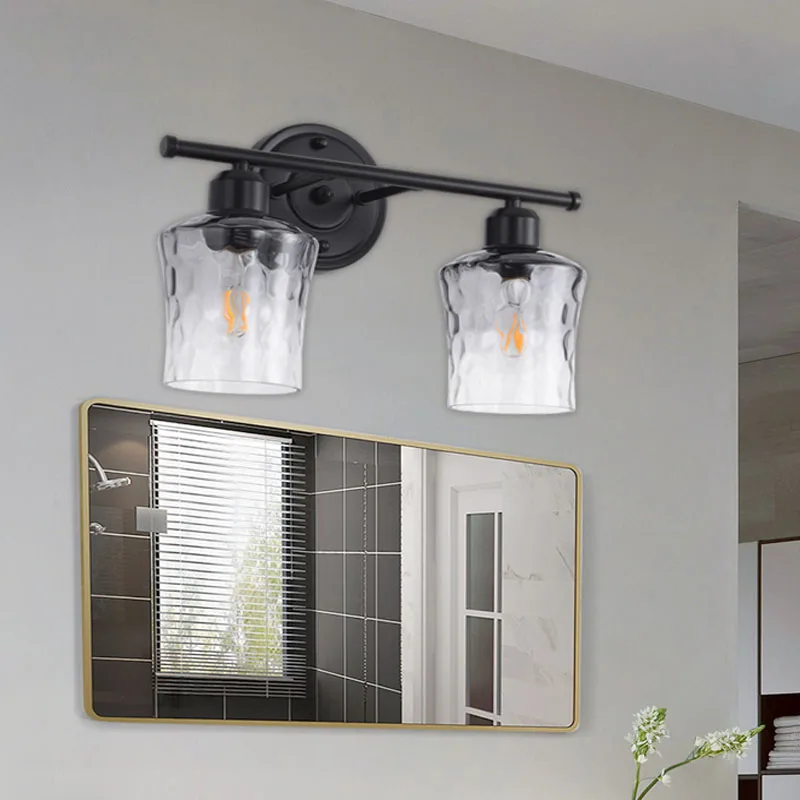 E27 Black Vanity Light with Clear Glass Shad Sconces Wall Lamp 3 Ball Heads Vintage Indoor Stair Living Room Lighting Fixtures
E27 Black Vanity Light with Clear Glass Shad Sconces Wall Lamp 3 Ball Heads Vintage Indoor Stair Living Room Lighting Fixtures