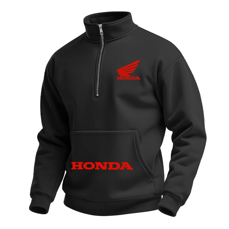 Honda Men's New Hooded Sweatshirt - Comfortable fabric with half-zippered hooded design - Outdoor loose and comfortable casual s
Honda Men's New Hooded Sweatshirt - Comfortable fabric with half-zippered hooded design - Outdoor loose and comfortable casual s