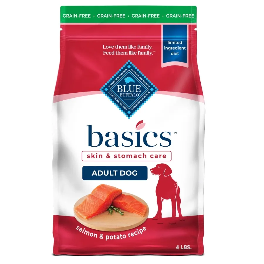 Basics Grain Free Adult Dry Dog Food, Salmon, Chicken Free, 4lbs
Basics Grain Free Adult Dry Dog Food, Salmon, Chicken Free, 4lbs