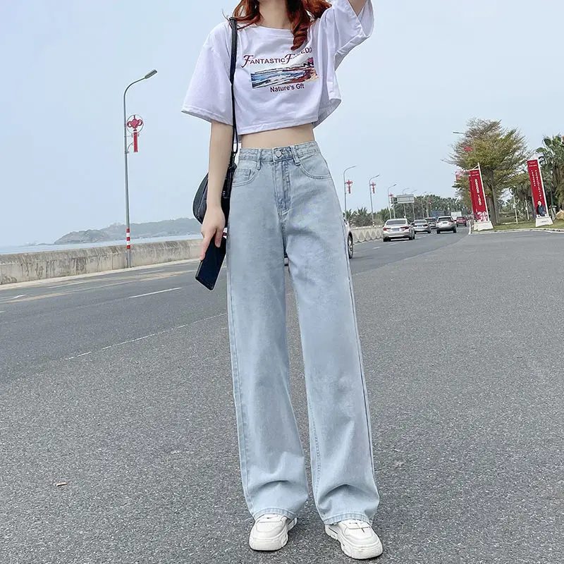 High-waisted White Jeans for Women in Spring and Summer 2024 New Straight Loose Thin Light-colored Wide-leg Pants Trendy Ins
High-waisted White Jeans for Women in Spring and Summer 2024 New Straight Loose Thin Light-colored Wide-leg Pants Trendy Ins