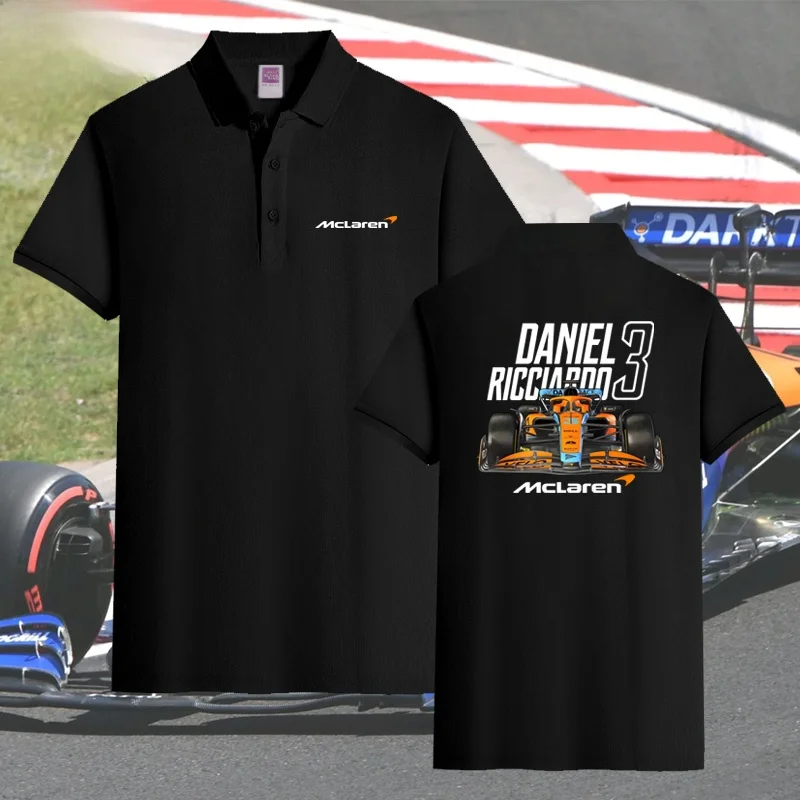 Футболка с воротником McLaren F Daniel Ricciardo Racing Car, летняя, повседневная, из 100% хлопка
Футболка с воротником McLaren F Daniel Ricciardo Racing Car, летняя, повседневная, из 100% хлопка