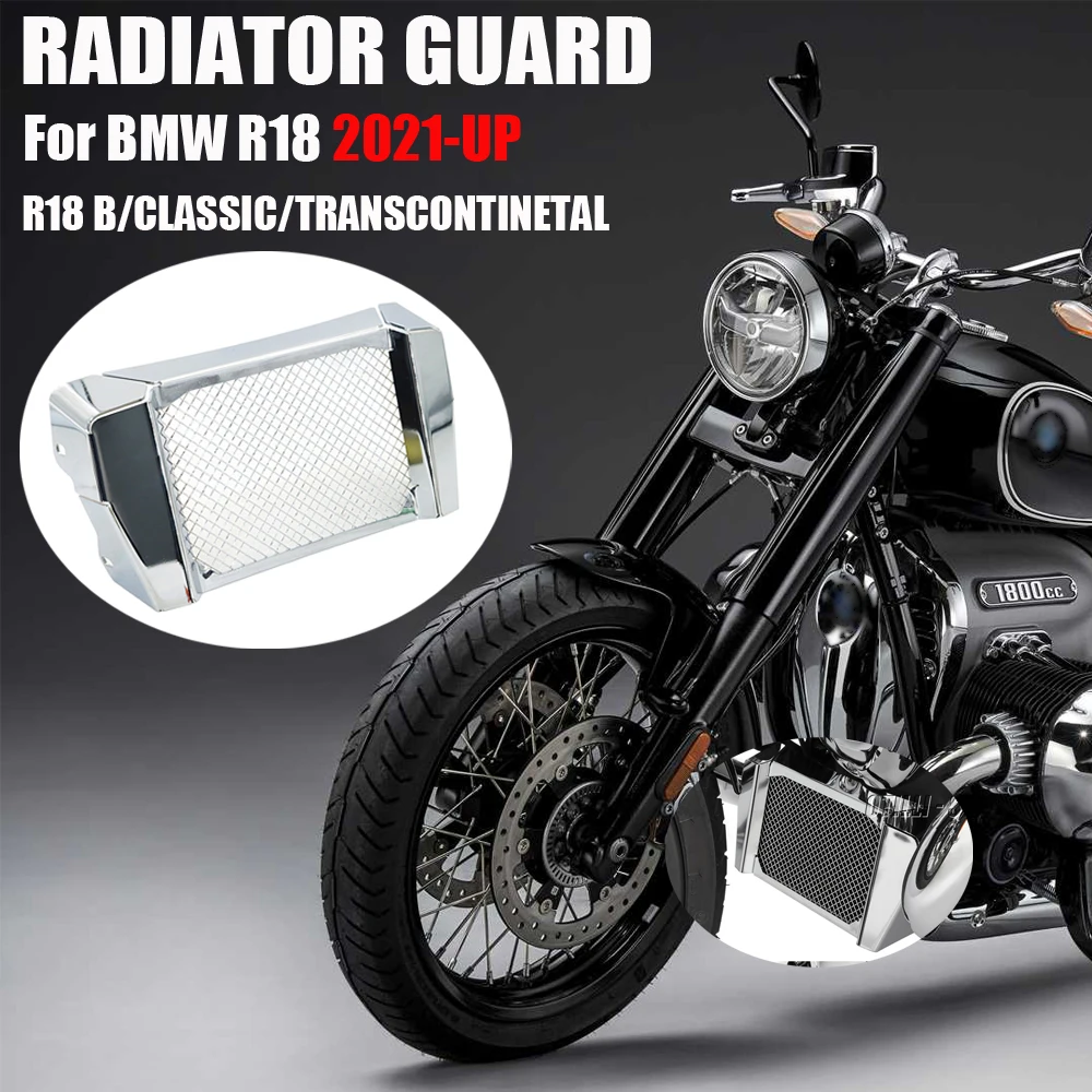 Motorcycle R 18 B / Classic / Transcontinental Radiator Guard Grille Oil Cooling Cooler Cover Protector For BMW R18 2020 -UP
Motorcycle R 18 B / Classic / Transcontinental Radiator Guard Grille Oil Cooling Cooler Cover Protector For BMW R18 2020 -UP