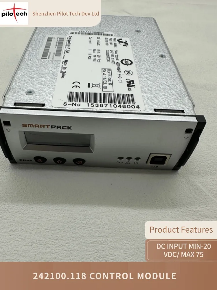 242100.118 КОНТРОЛЛЬНЫЙ МОДУЛЬ SMARTPACK 6 RELAY; ВХОДНОЕ НАПРЯЖЕНИЕ ПОСТОЯННОГО ТОКА МИНИМ. -20 ВПП/МАКС. 75 ВПП
242100.118 КОНТРОЛЛЬНЫЙ МОДУЛЬ SMARTPACK 6 RELAY; ВХОДНОЕ НАПРЯЖЕНИЕ ПОСТОЯННОГО ТОКА МИНИМ. -20 ВПП/МАКС. 75 ВПП