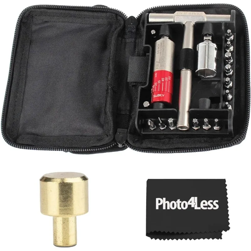 Tightening +/- 10% Accurate 15-65 inch-lbs All-In-One Torque Driver Tool Kit w/T-Way Wrench Bits Socket Adapters B
Tightening +/- 10% Accurate 15-65 inch-lbs All-In-One Torque Driver Tool Kit w/T-Way Wrench Bits Socket Adapters B