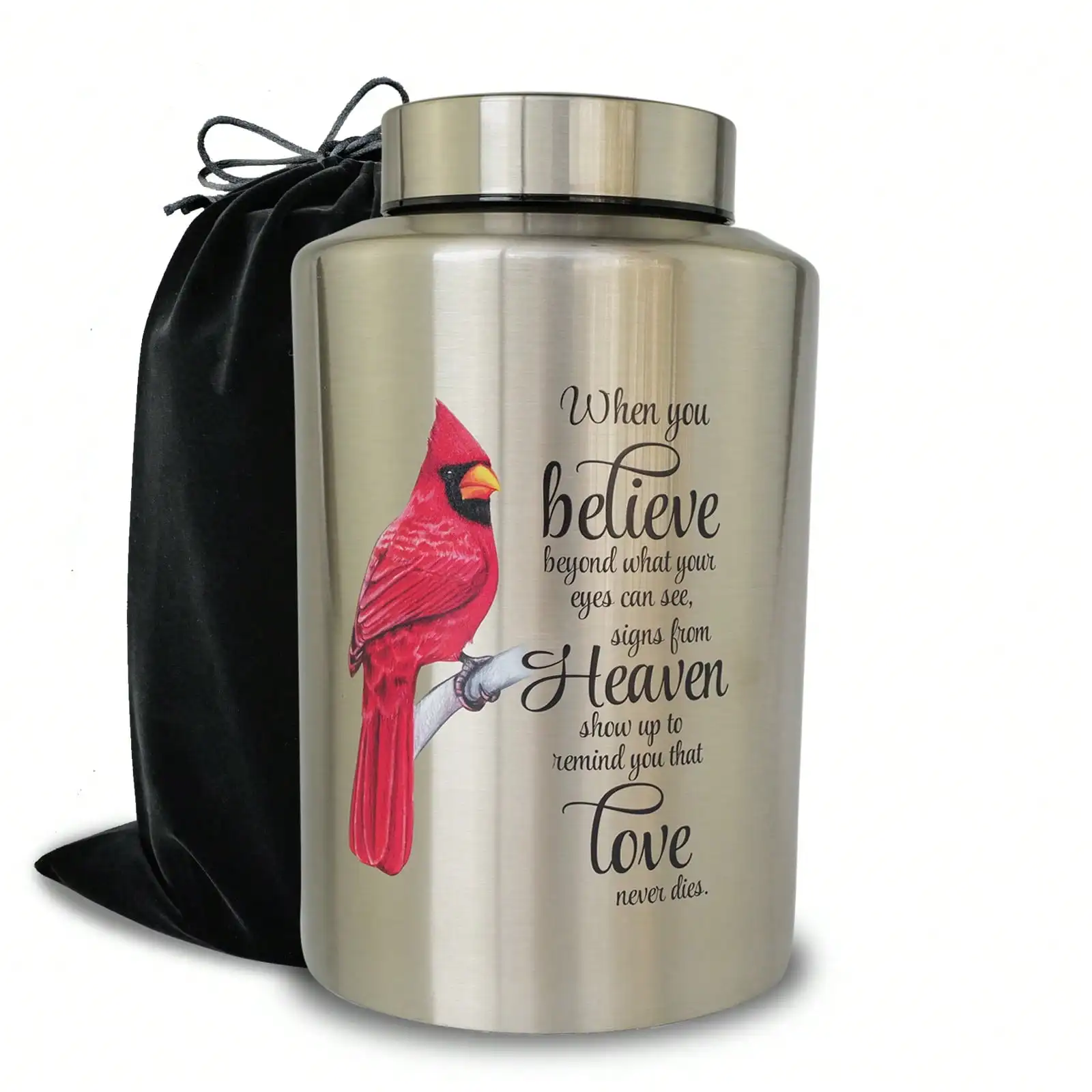 Up To 220 Lbs Large Cremation Urns For Adult Human Ashes, Decorative Urn For Male Female Ashes With Velvet Bag
Up To 220 Lbs Large Cremation Urns For Adult Human Ashes, Decorative Urn For Male Female Ashes With Velvet Bag
