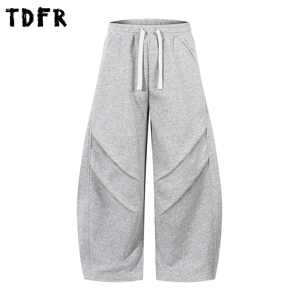 Pleated Sweatpants Mens Spring Casual Streetwear Elastic Waist Loose Wide Leg Sports Pants Men Trousers
Pleated Sweatpants Mens Spring Casual Streetwear Elastic Waist Loose Wide Leg Sports Pants Men Trousers
