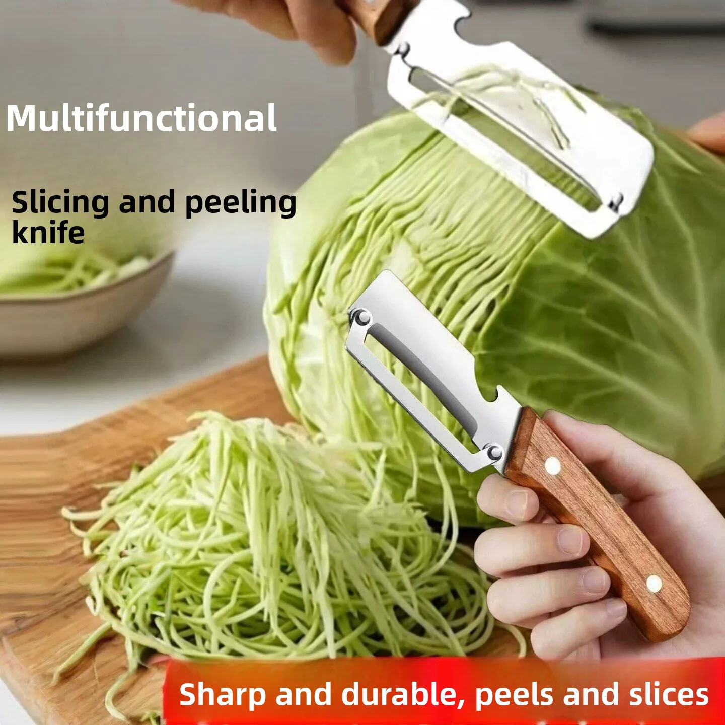 Kitchen Multi-Function Stainless Steel Slicer Dicer Peeler Three-In-One Onion Vegetable Peeler Tool Easy to Clean Durable
Kitchen Multi-Function Stainless Steel Slicer Dicer Peeler Three-In-One Onion Vegetable Peeler Tool Easy to Clean Durable