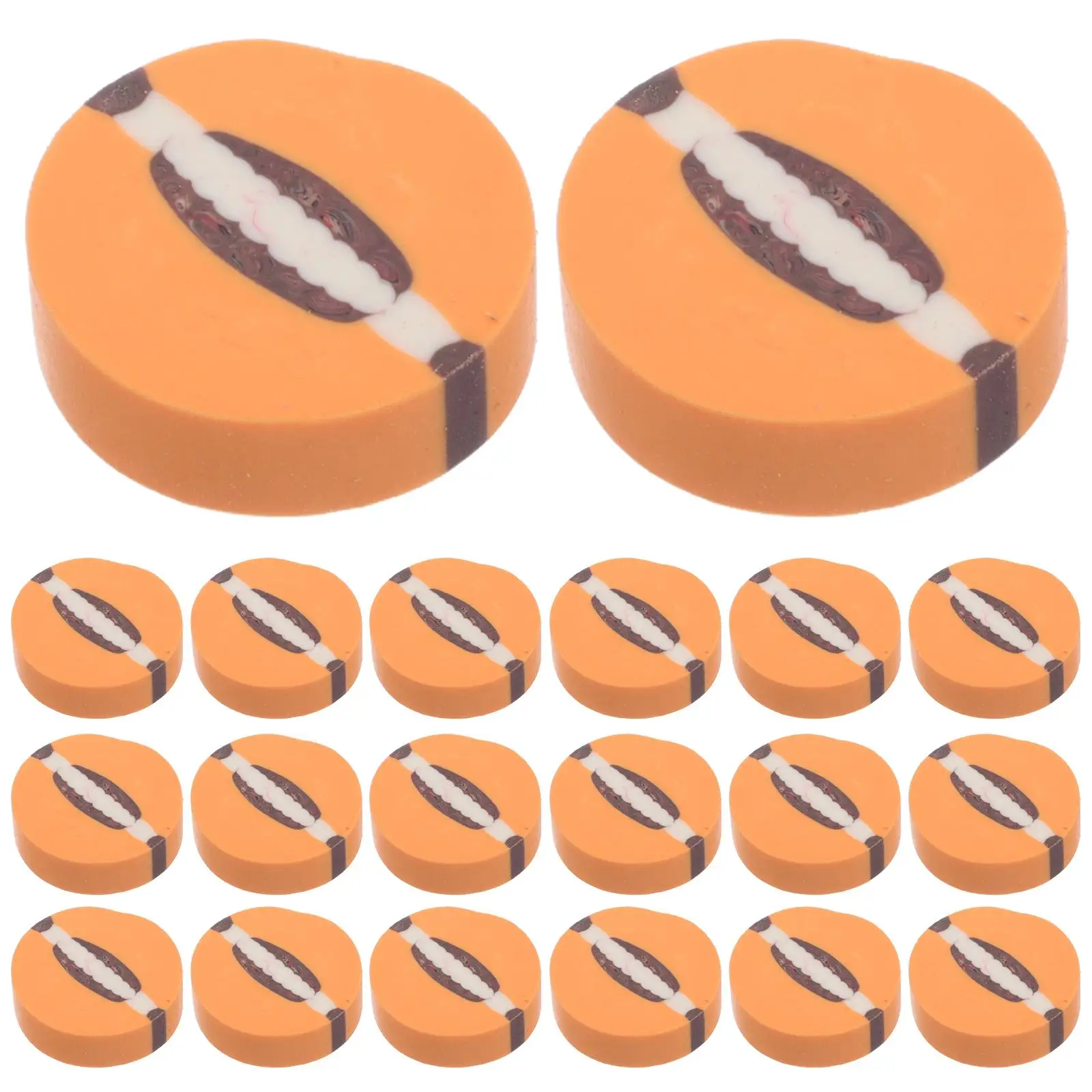 70 Pcs Football Rubber Food Erasers for Kids Sports Party Favors Desk Pets Classroom Mini Balls
70 Pcs Football Rubber Food Erasers for Kids Sports Party Favors Desk Pets Classroom Mini Balls