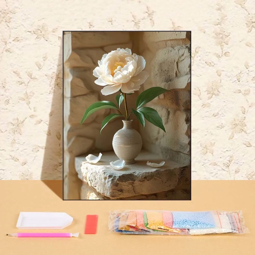 Цветы пиона, алмазная живопись, полная круглая дрель, мозаика, полный комплект, художественные поделки для спальни, домашний декор, подарок ручной работы для взрослых
Цветы пиона, алмазная живопись, полная круглая дрель, мозаика, полный комплект, художественные поделки для спальни, домашний декор, подарок ручной работы для взрослых