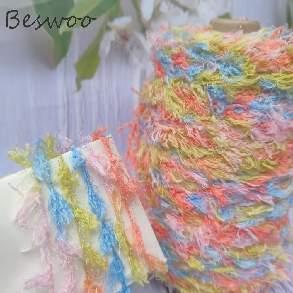 250g Rainbow Fancy Feather Popcorn Yarn for Knitting Crochet Mixed Yarn Decorative Yarn Sweater Scarf Bag DIY Craft
250g Rainbow Fancy Feather Popcorn Yarn for Knitting Crochet Mixed Yarn Decorative Yarn Sweater Scarf Bag DIY Craft