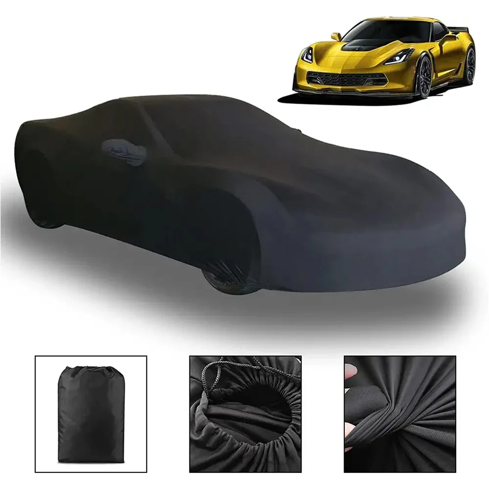 Indoor Car Cover Pockets Silk-Breathable Dustproof Car Protective Cover Home Garage for Corvette C5 C6 C7 Elastic Car Cover
Indoor Car Cover Pockets Silk-Breathable Dustproof Car Protective Cover Home Garage for Corvette C5 C6 C7 Elastic Car Cover