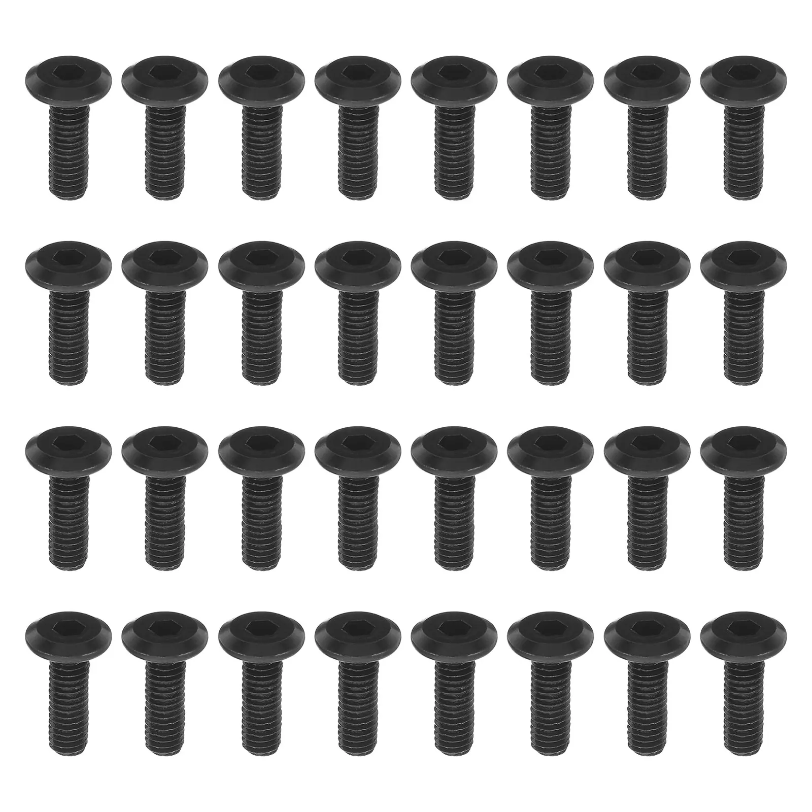 50Pcs Durable Black Hexagonal Socket Cap Screws Countersunk Flat Head for Furniture Bookshelves and Shelving Units
50Pcs Durable Black Hexagonal Socket Cap Screws Countersunk Flat Head for Furniture Bookshelves and Shelving Units