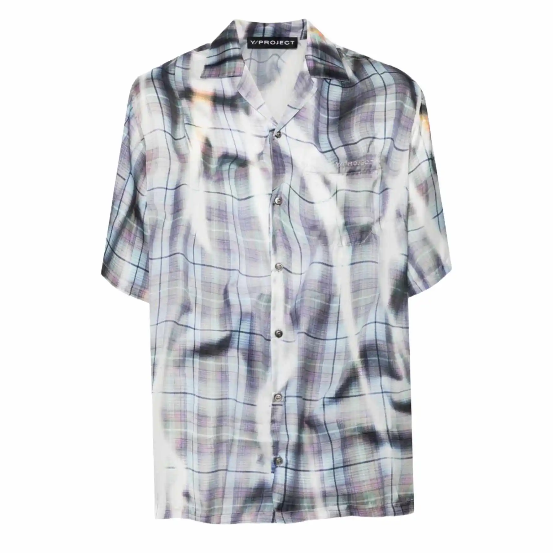 Y/PROJECT Lightweight gender-free printed short-sleeved plaid shirt
Y/PROJECT Lightweight gender-free printed short-sleeved plaid shirt