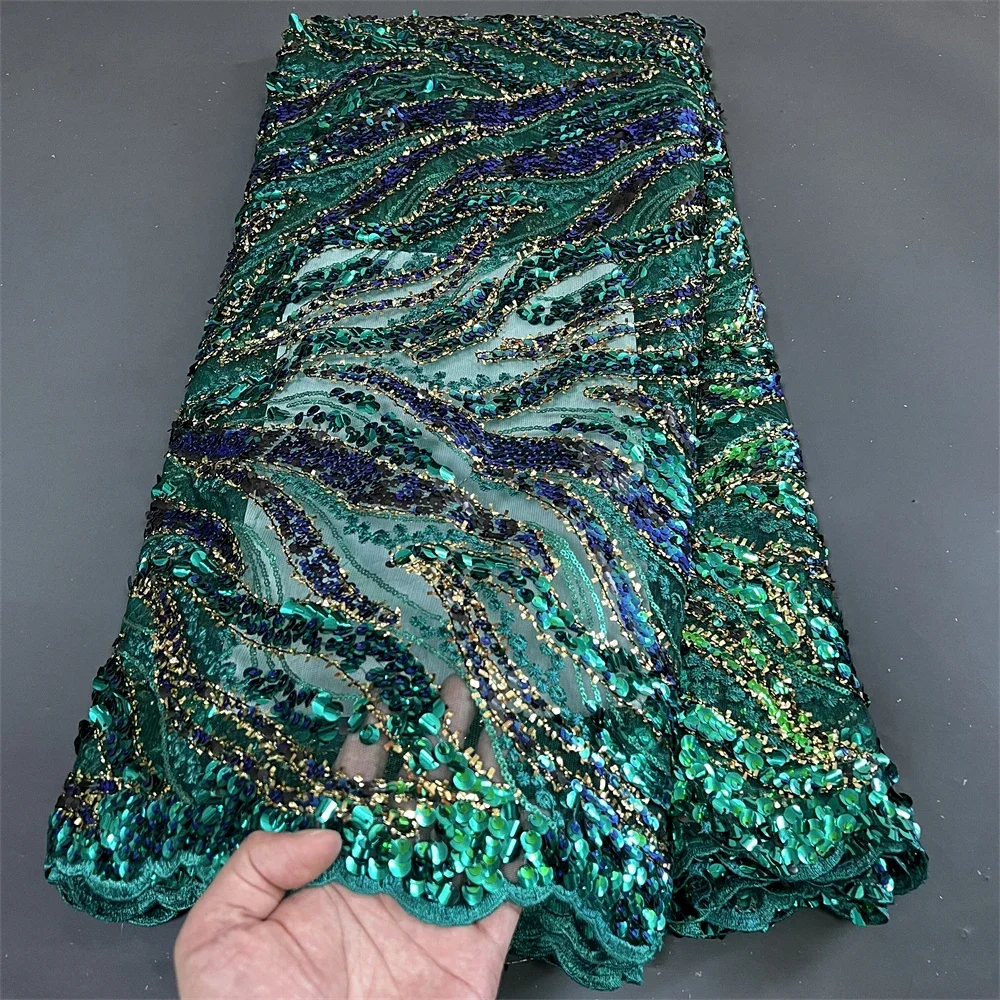 High Quality Nigerian Tulle Lace Fabrics Latest Beaded sequins Mesh African Lace Fabric Bride French Net Lace Fabric YXZ060
High Quality Nigerian Tulle Lace Fabrics Latest Beaded sequins Mesh African Lace Fabric Bride French Net Lace Fabric YXZ060
