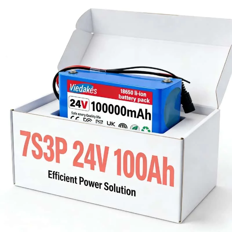2026 7S3P 24 В 100 Ач 18650 литиевый аккумулятор Многоцелевой источник питания, совместимый с электронными велосипедами, инвалидными колясками, скутерами, кемпинга
2026 7S3P 24 В 100 Ач 18650 литиевый аккумулятор Многоцелевой источник питания, совместимый с электронными велосипедами, инвалидными колясками, скутерами, кемпинга